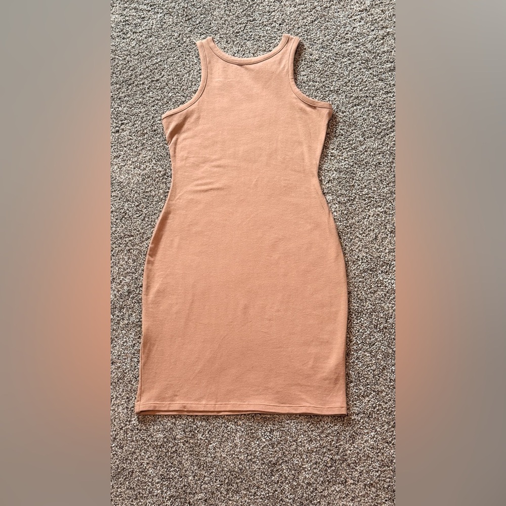 NWT- Tan Body-con Women's Casual Dress